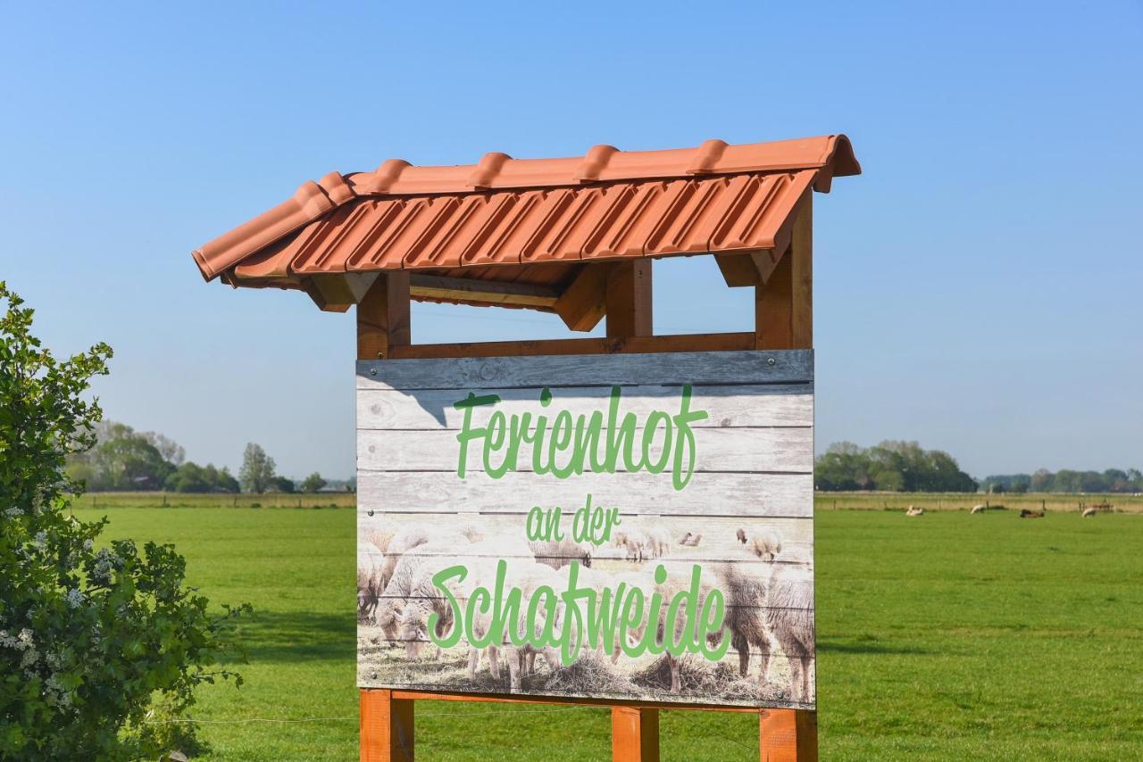 Ferienwohnungen auf dem Ferienhof an der Schafweide Werdum Exterior foto