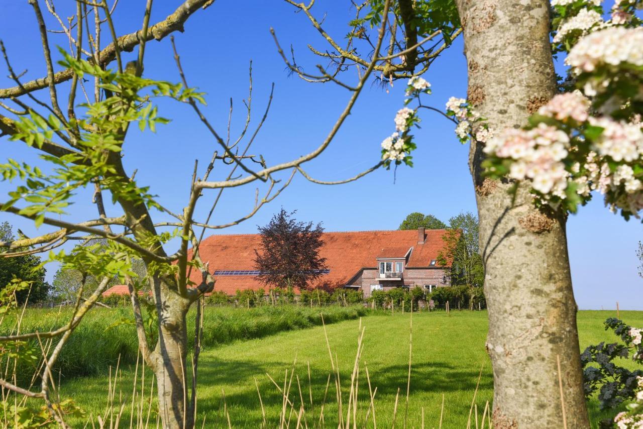 Ferienwohnungen auf dem Ferienhof an der Schafweide Werdum Exterior foto